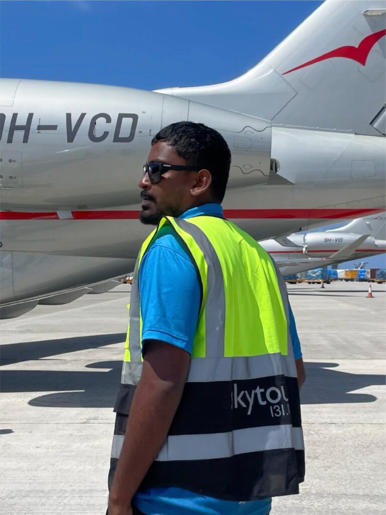 private jet handling maldives