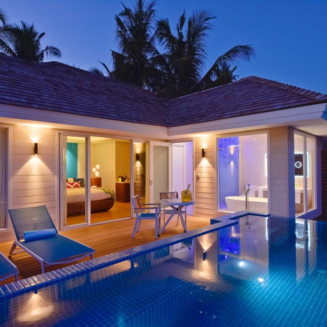 Private jet crew hotel lodgings in Maldives