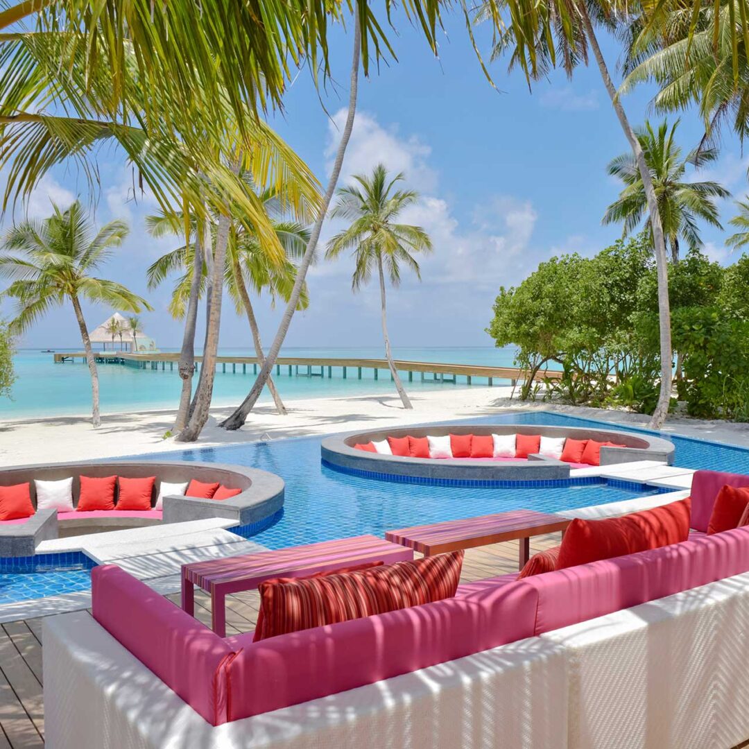 Private jet crew hotel quarters in Maldives